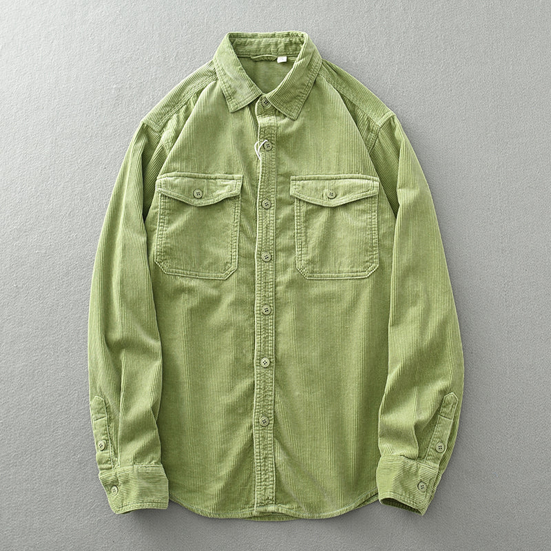 Premium Corduroy Utility Overshirt