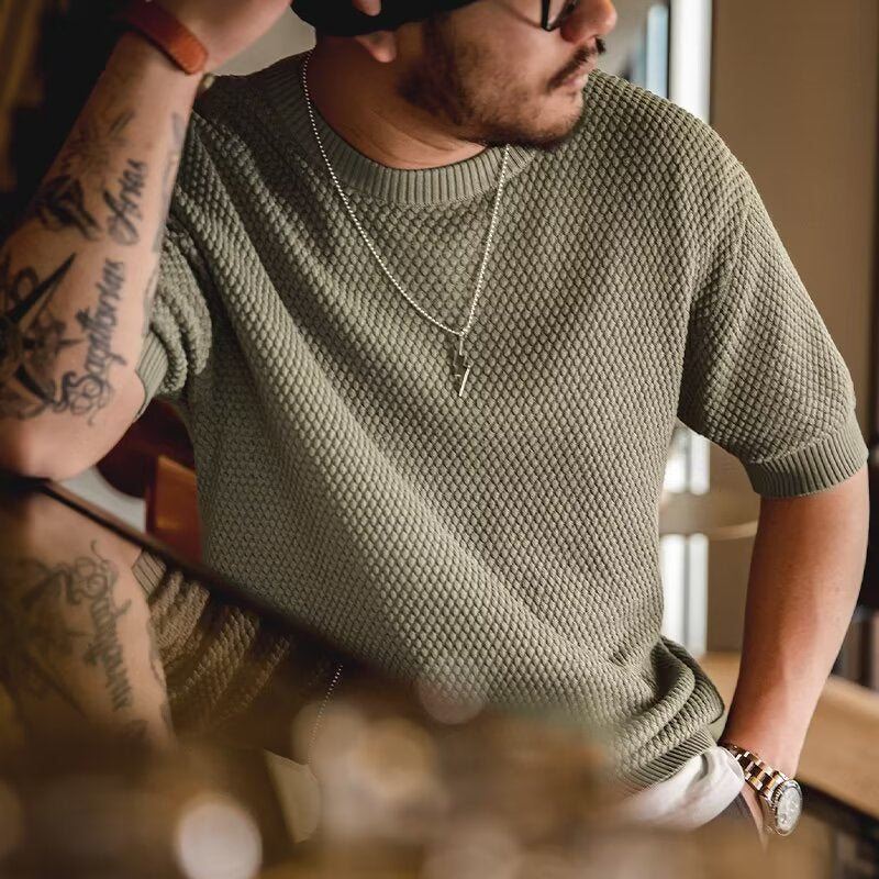 Men's Vintage Knit T-Shirt