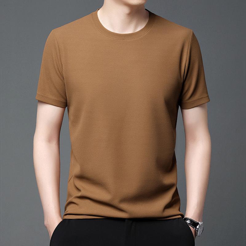 Round Neck Half-Sleeve Men's T-shirt