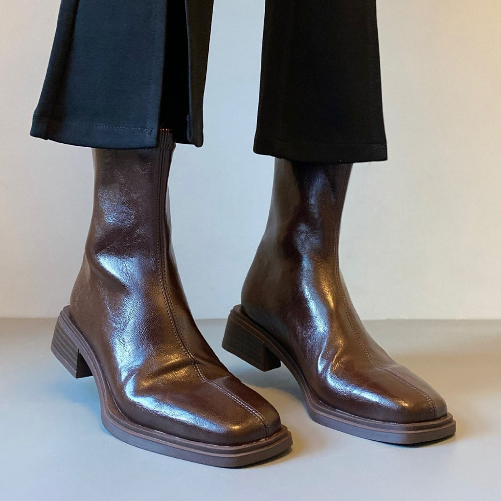 Leather Chelsea Ankle Boots