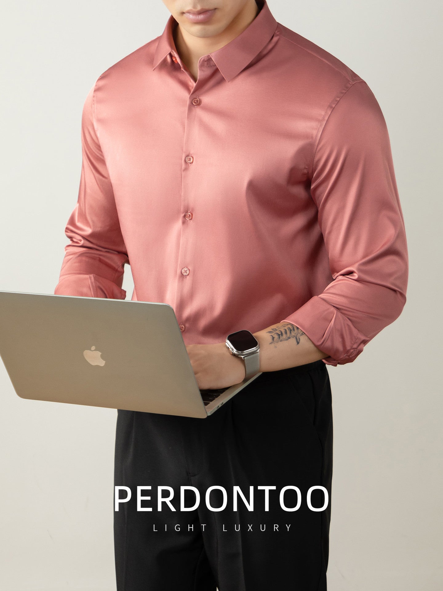 Luxury Non Iron Silk Finish Shirt