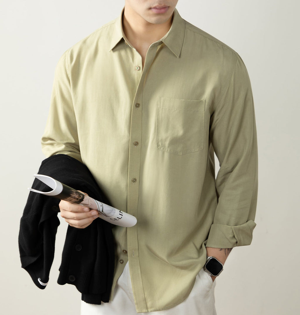 Premium Lyocell Long-Sleeve Shirt