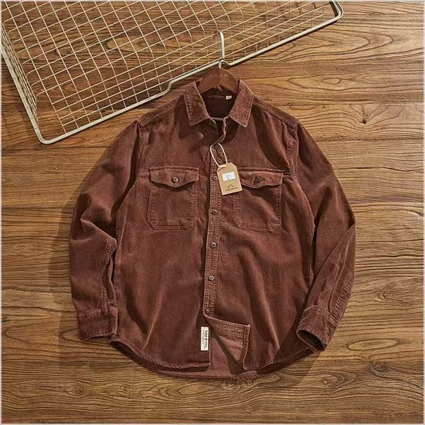 Vintage Washed Corduroy Overshirt