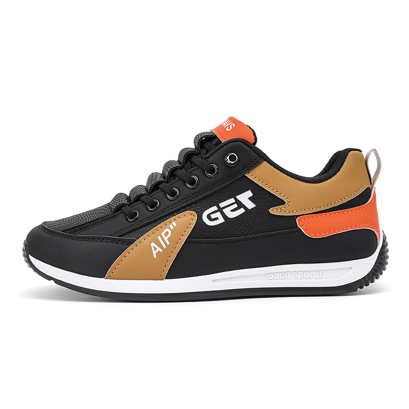 Men's fashion spring new trend casual sneakers outdoor platform platform strap-free one-legged slip-on shoes drop-off