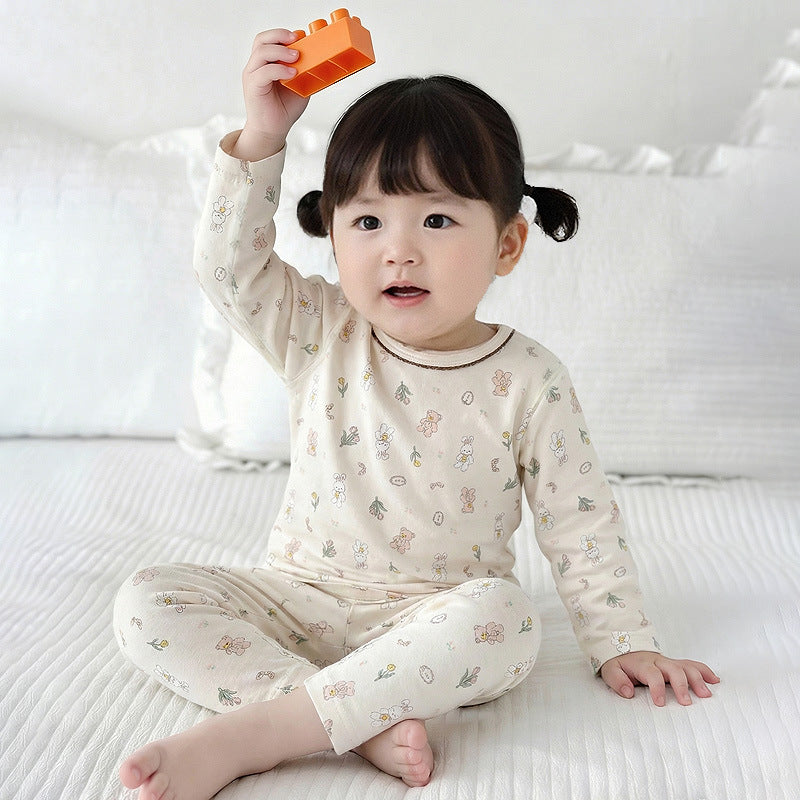 Lycra Cotton Kids' Lounge Set
