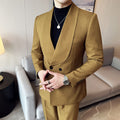 Modern Shawl Lapel Slim-Fit Suit