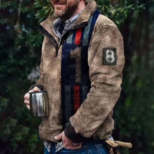 Southwestern Pattern Fleece Jacket
