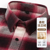 [Cotton flannel] rose red check