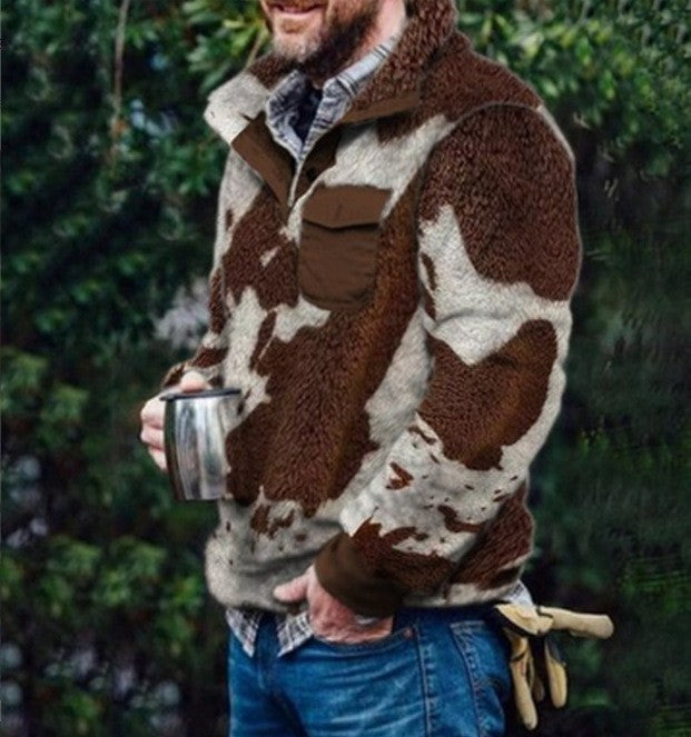 Southwestern Pattern Fleece Jacket