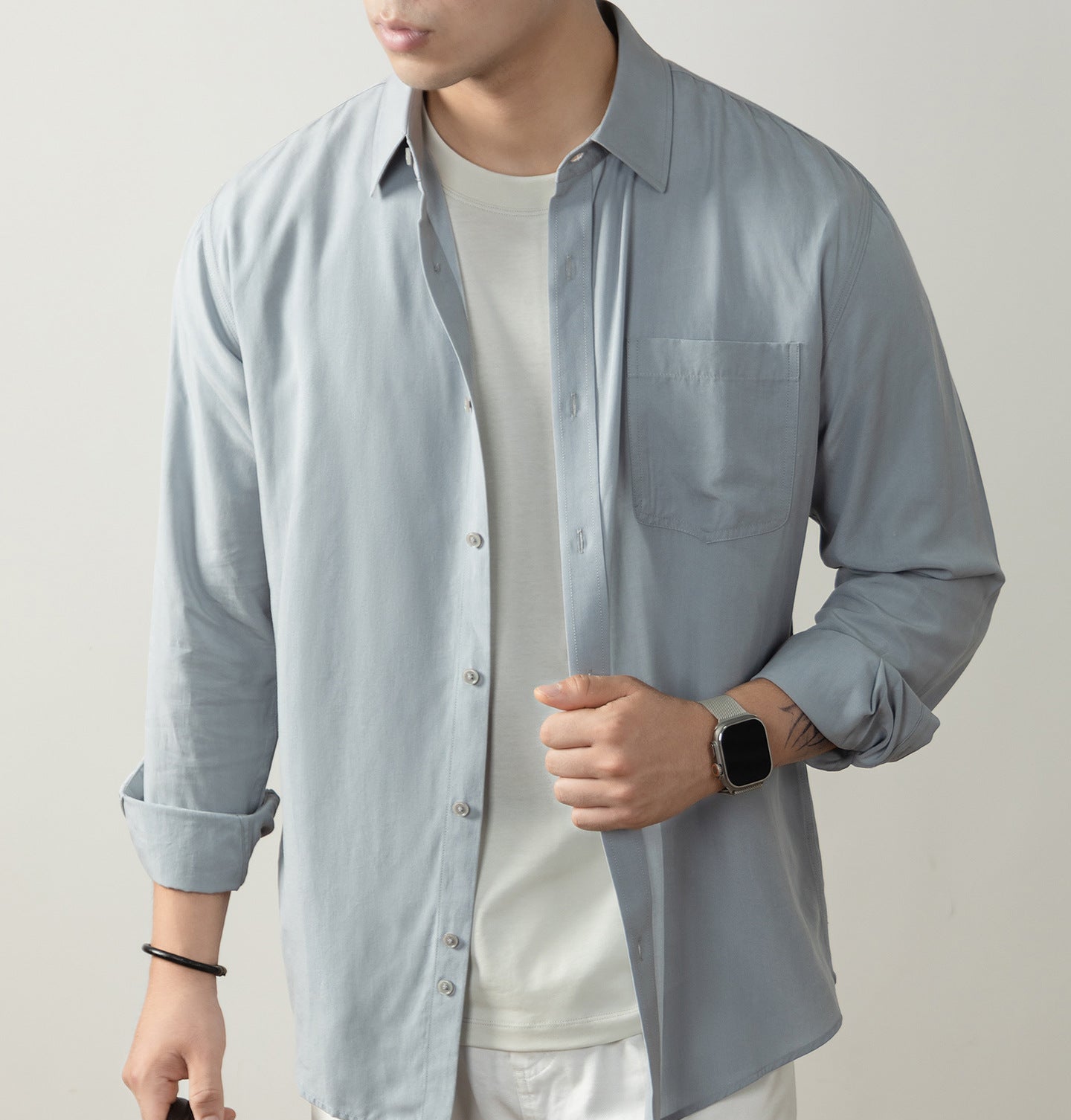 Premium Lyocell Long-Sleeve Shirt
