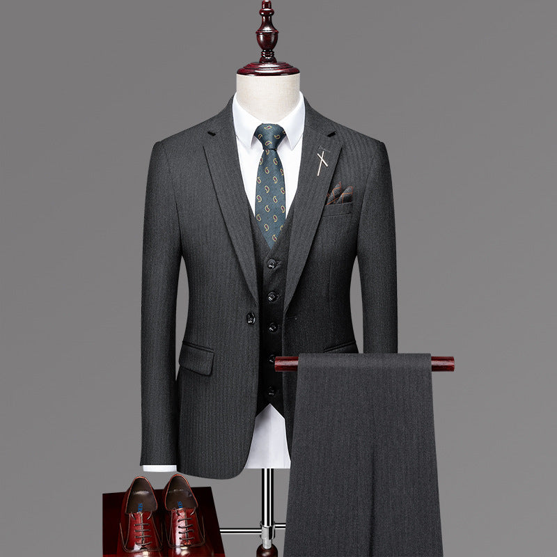 Slim Fit Three-Piece Suit