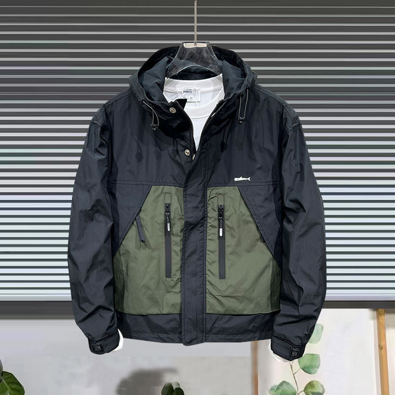 American Retro Patchwork Jacket