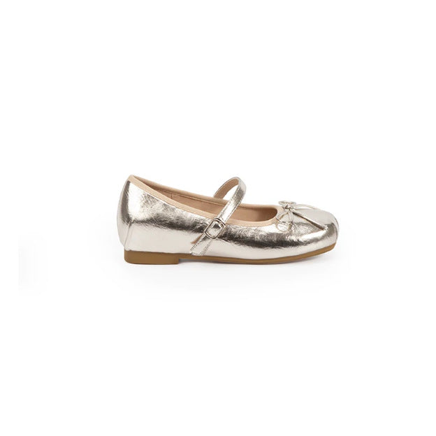 Bow Leather Mary Janes