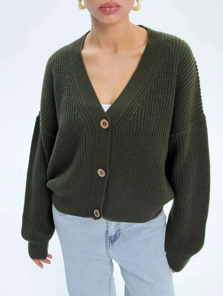 Urban Slouchy V Neck Cardigan