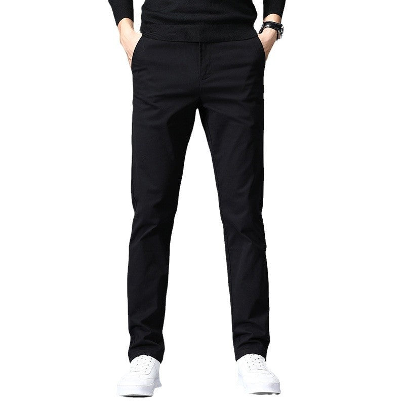 Men's Slim-Fit Casual Trousers