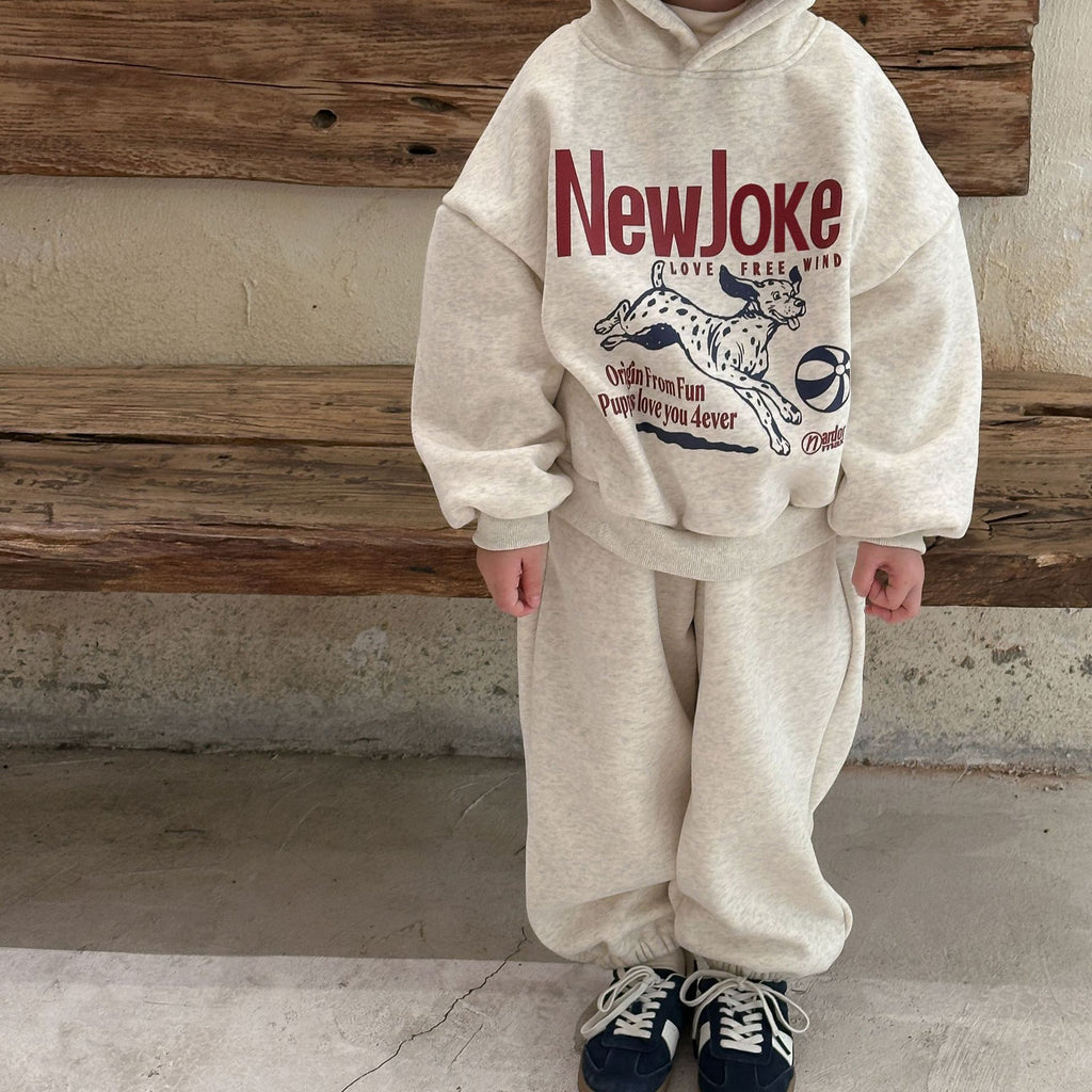 Kids' Fleece-Lined Hoodie and Pants Set