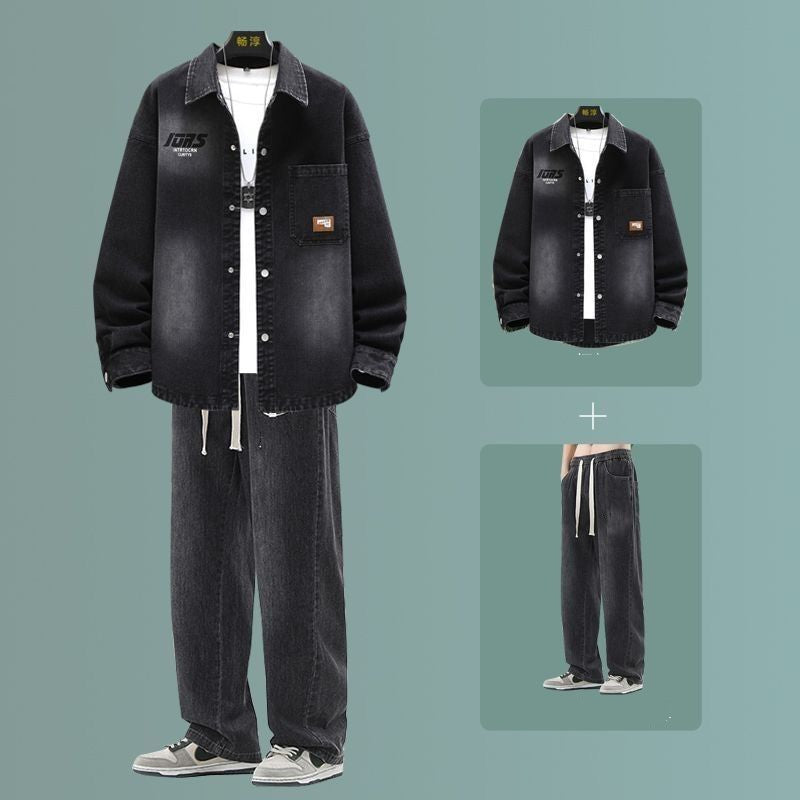 Two-Piece Denim Outfit