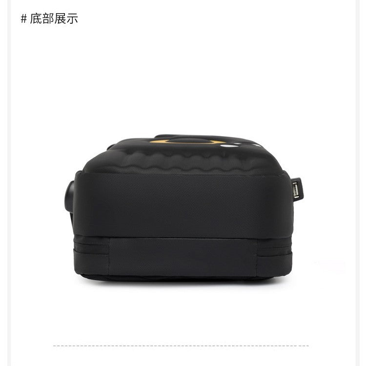 Multifunctional Business Commuter Chest Bag Crossbody Bag New Fashion Men's Premium Combination Lock Men's Chest Bag