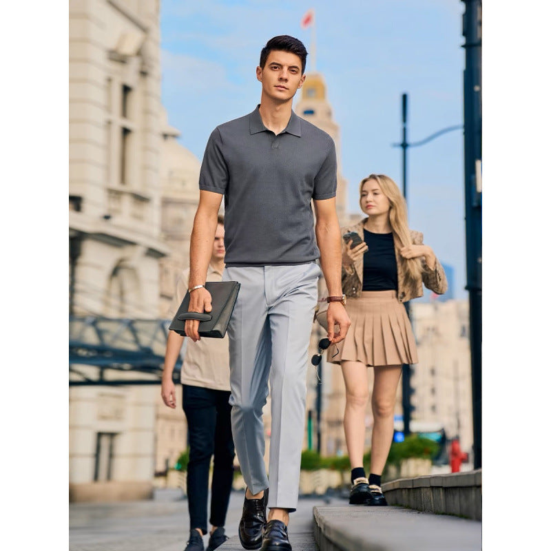 High-Quality Knit Polo Shirt