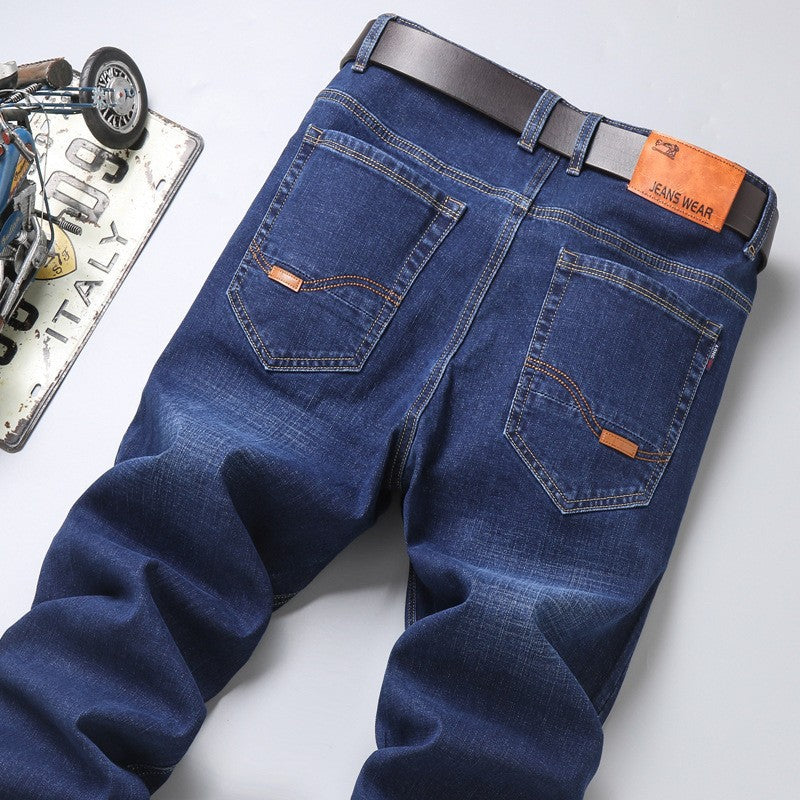Essential Straight Fit Stretch Denim
