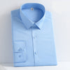 Blue 7668-27 Easy Rise Shirt Trim Long Sleeve Shirt Men's Shirt