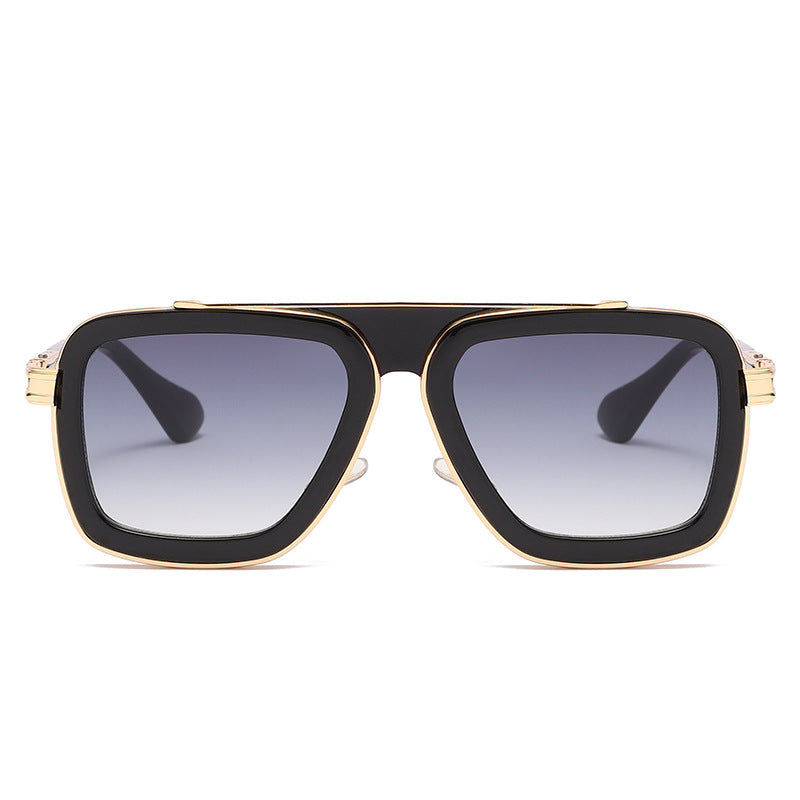 Vintage-inspired Square Frame Sunglasses
