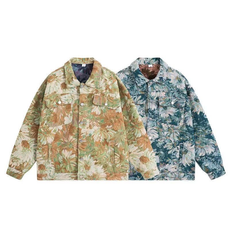 Floral Pattern Overshirt