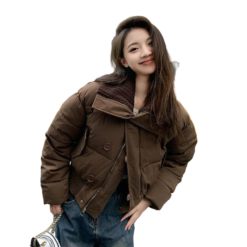Lapel Puffer Jacket