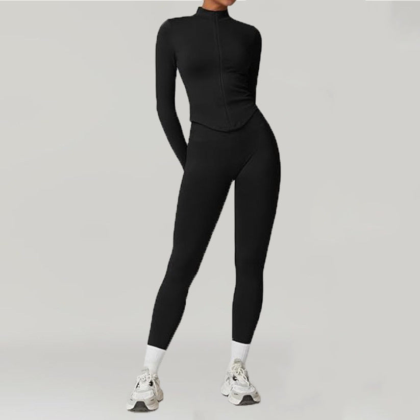 Seamless Full-Zip Athletic Set