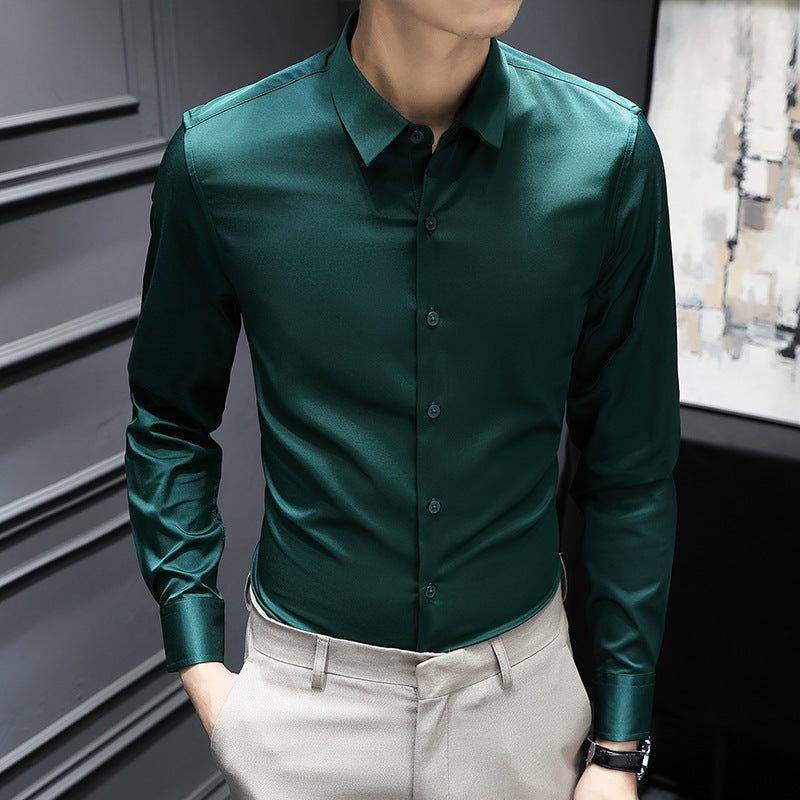 Wrinkle Free Silk Lustre Business Shirt