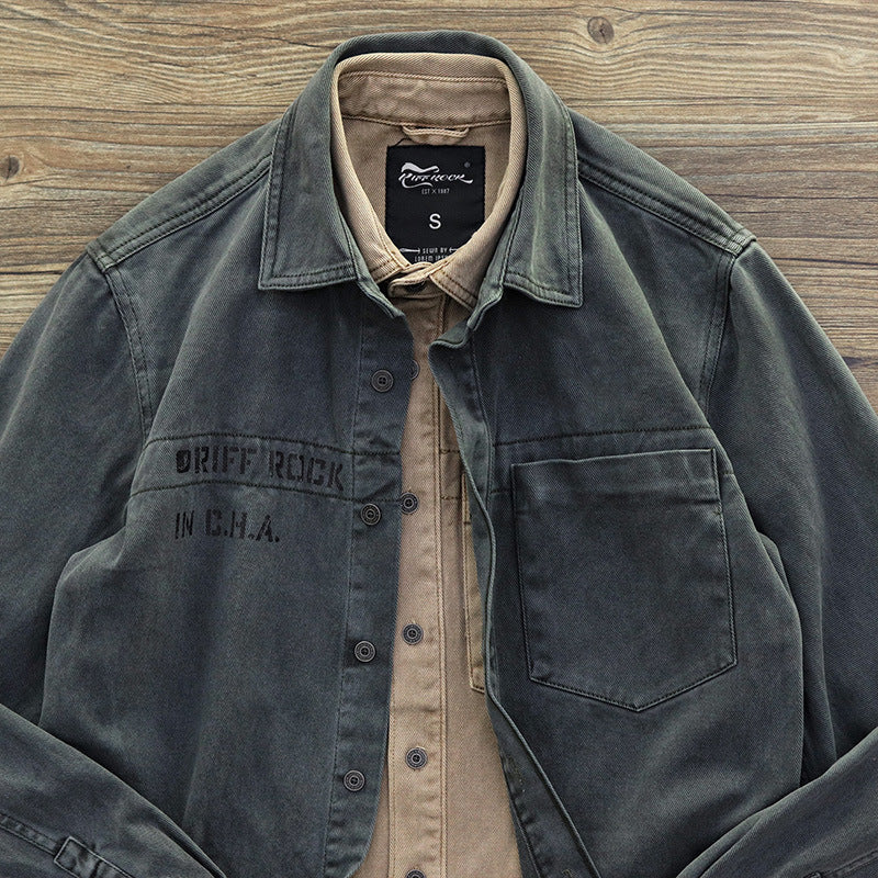 Heavyweight Denim Workwear Overshirt