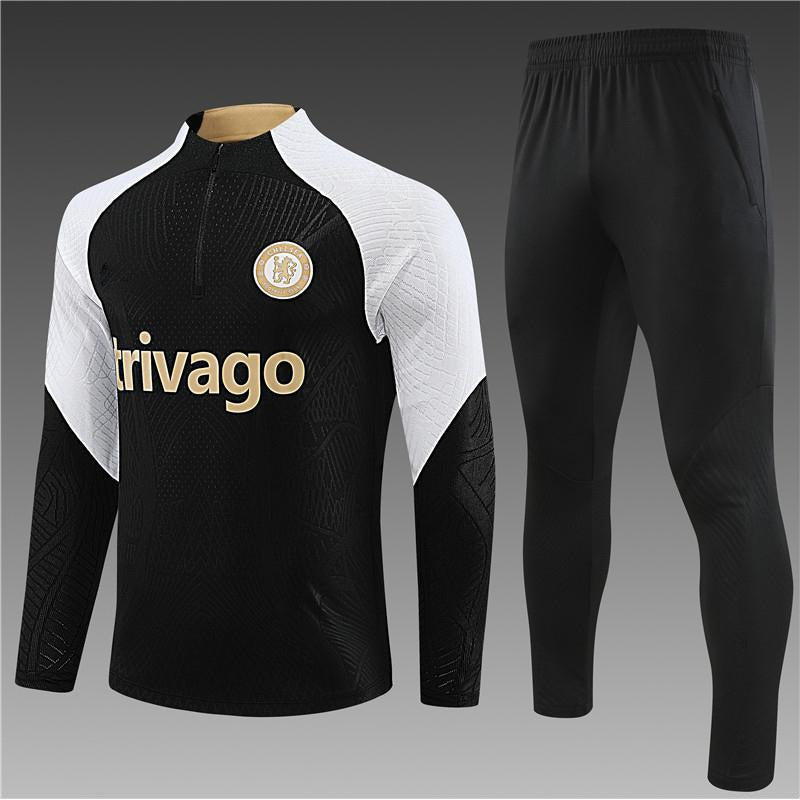 Football Club Quarter Zip Training Top and Pants Set