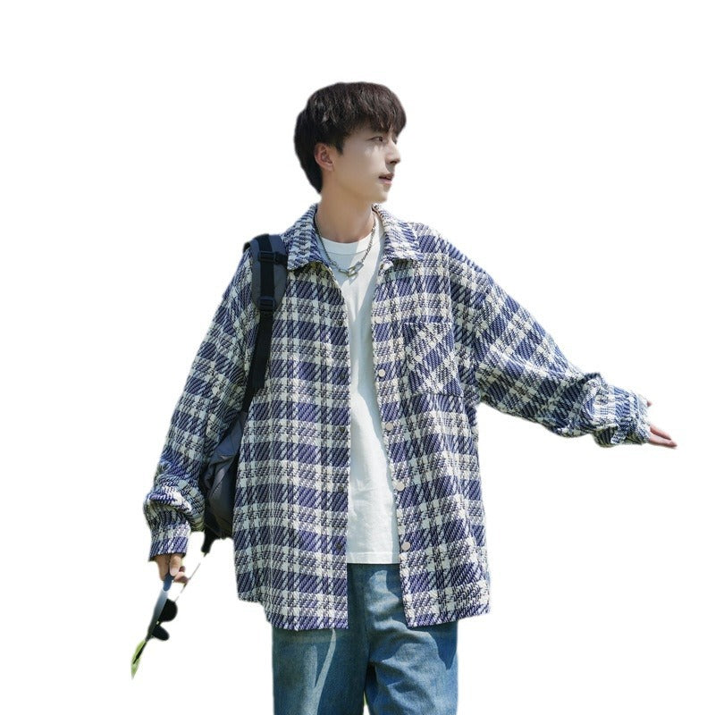 Casual Plaid Shirt-Jacket