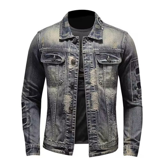 Vintage Slim-Fit Denim Jacket
