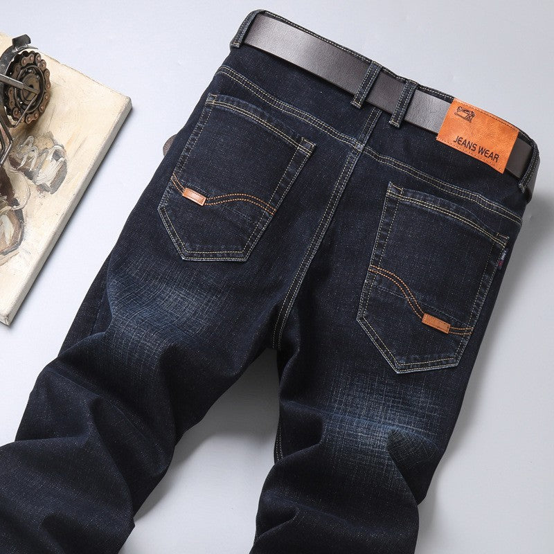 Essential Straight Fit Stretch Denim