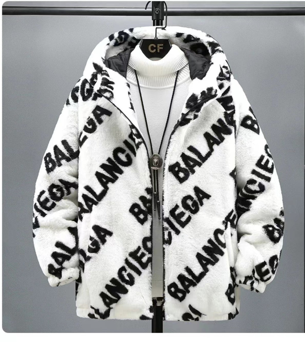 Balenciaga Style Fleece Jacket