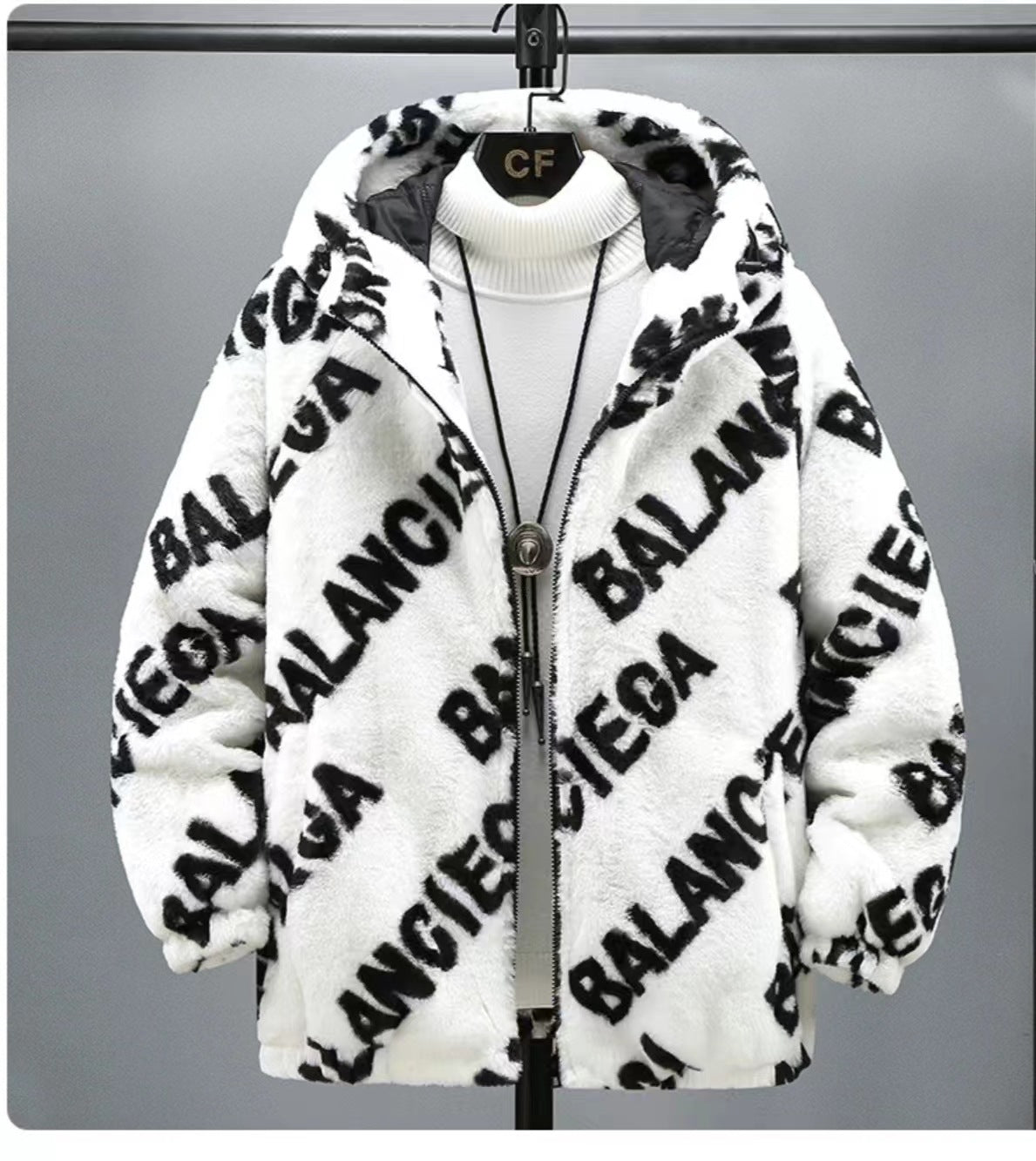 Balenciaga Style Fleece Jacket