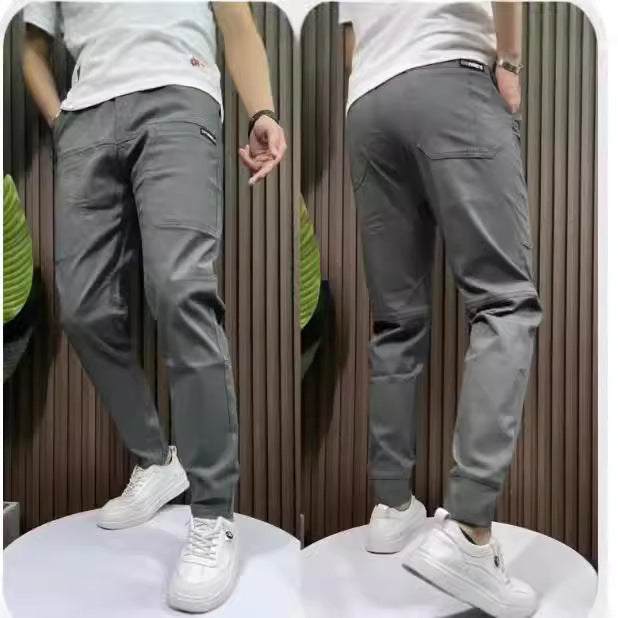 Men's Ice Silk Stretch Joggers