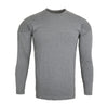 Grey - seamless jacquard crewneck