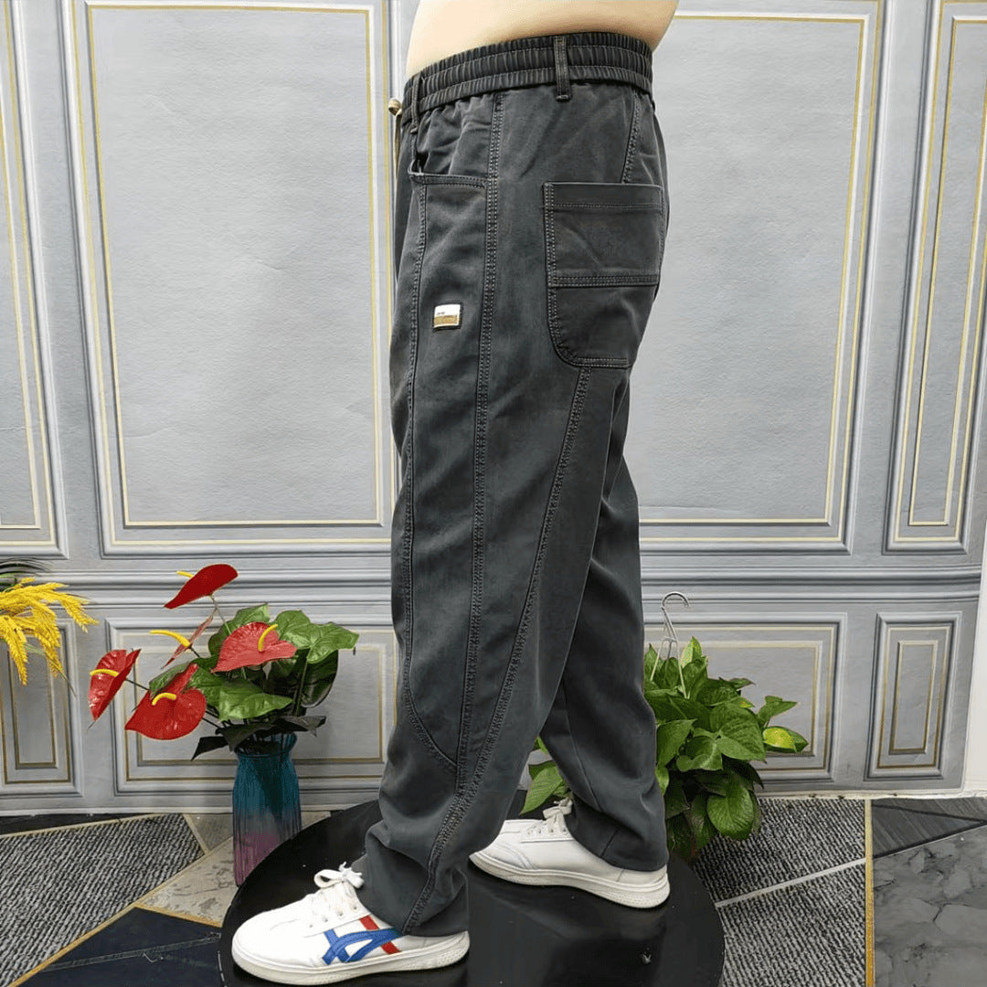 Casual Straight-Leg Trousers