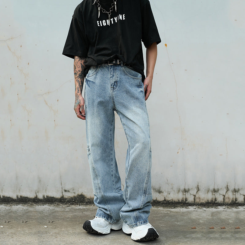 Relaxed Fit Cargo Jeans