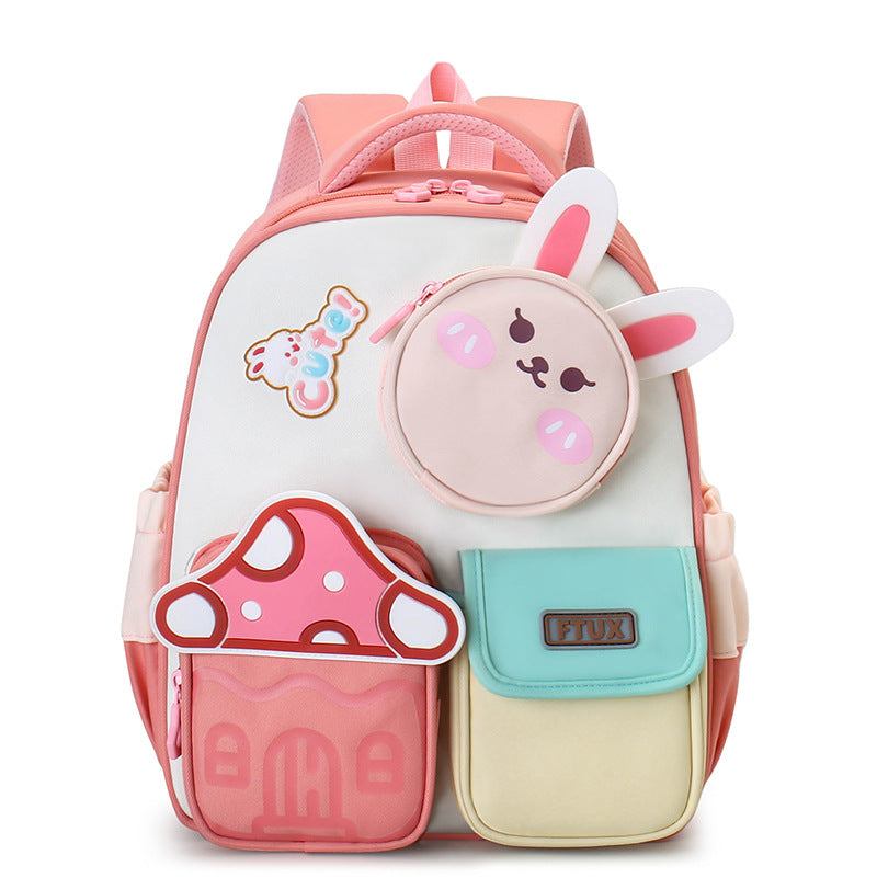Cute Bunny Mushroom Cottage Backpack aged 3-6