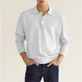 Classic Long-Sleeve Button Polo