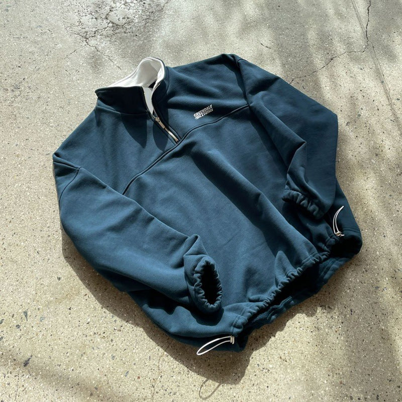 Relaxed Half-Zip Pullover