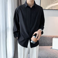 Stylish Long-Sleeve Drape Shirt