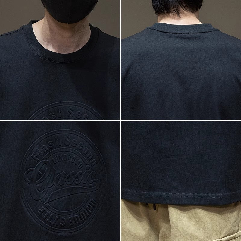 Embossed Graphic Oversized T-Shirt