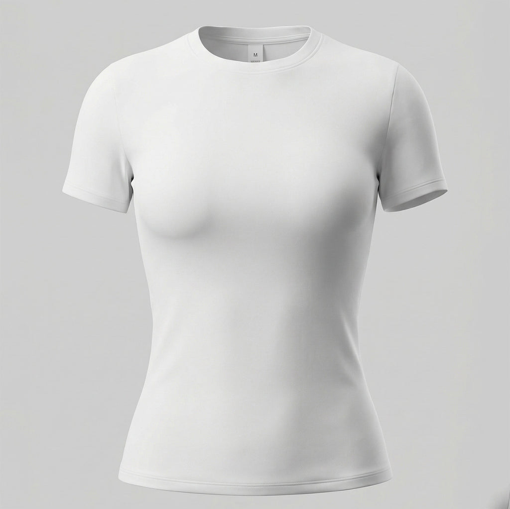 Slim-Fit Short-Sleeve Yoga Top