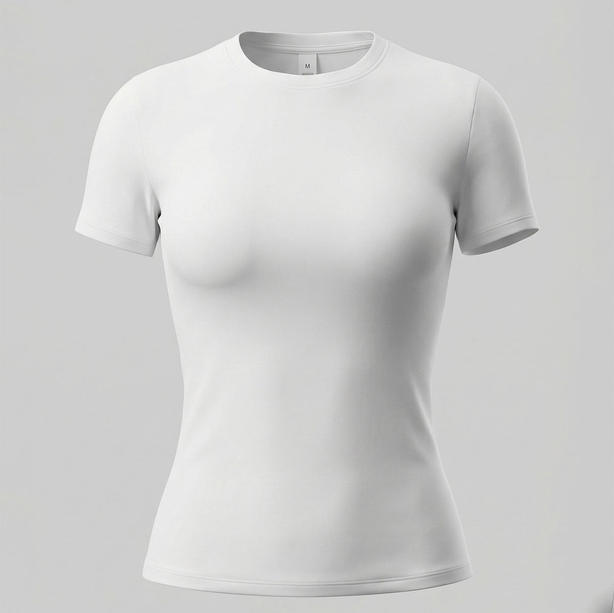 Slim-Fit Short-Sleeve Yoga Top
