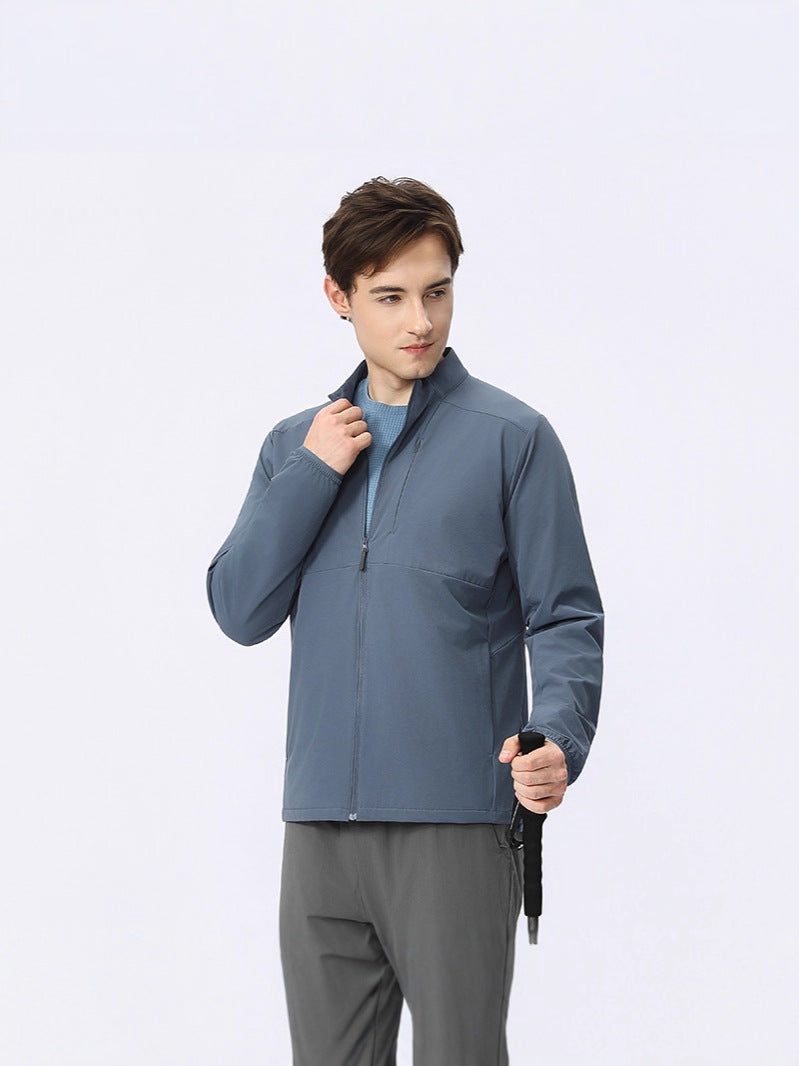 Men’s Modern Stand-Collar Jacket
