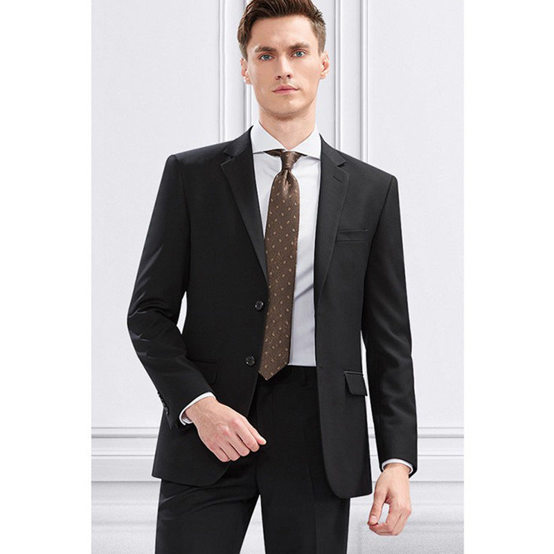 Modern fit suit with optional vest